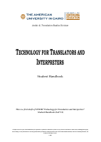 Technology for Translators and Interpreters.pdf